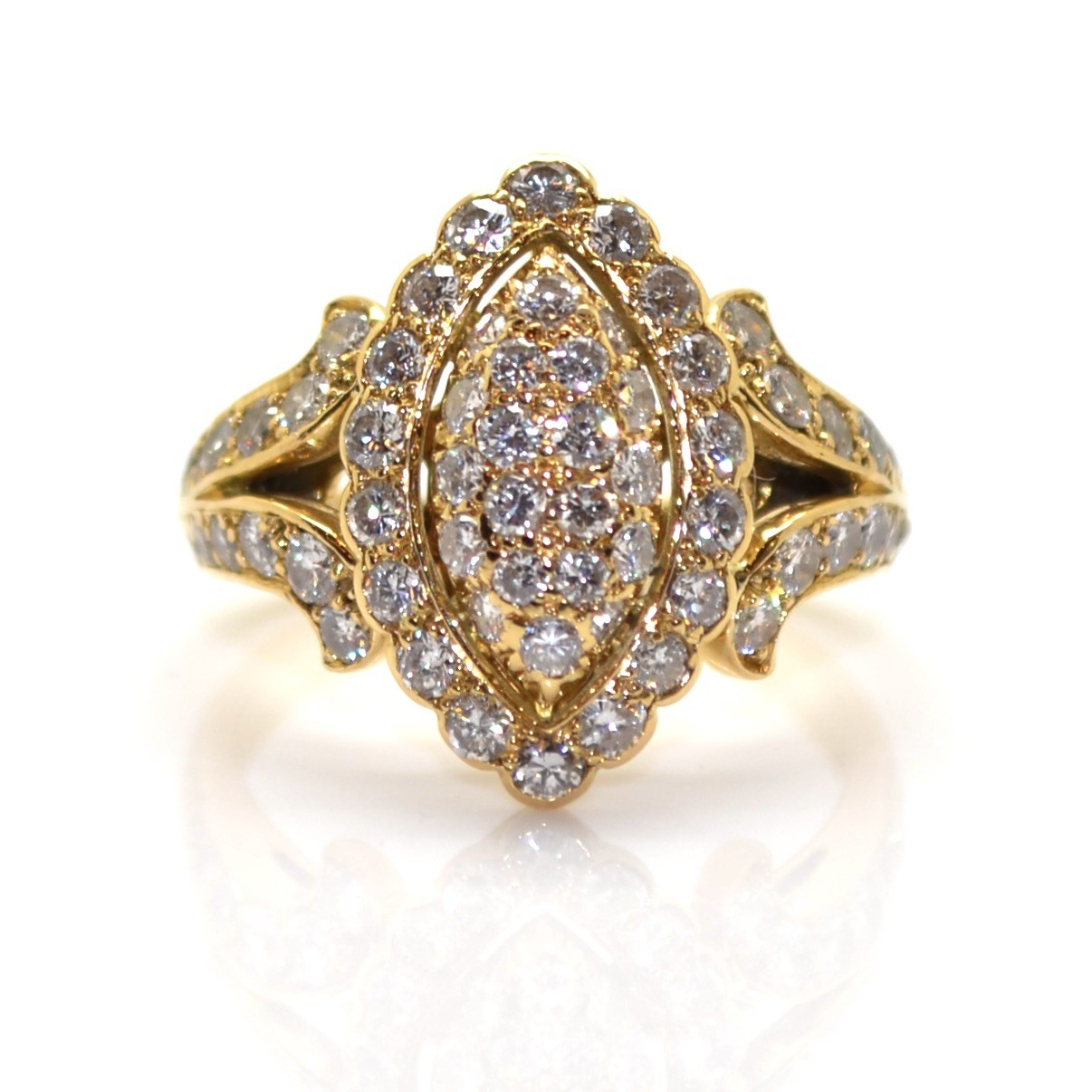Cartier - Platinum 5.85 Carat Diamond Tulip Vintage Ring – Robinson's  Jewelers