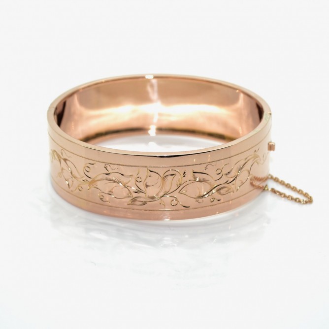 Bracelet Ancien De Théâtre - Doré, En Métal Et Verre - Occasion