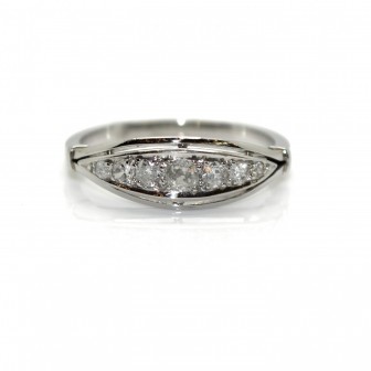 Antique jewelry - Art Deco Diamonds Band Ring
