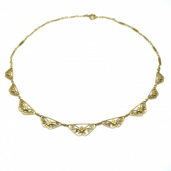 Antique jewelry - Antique Gold Necklace