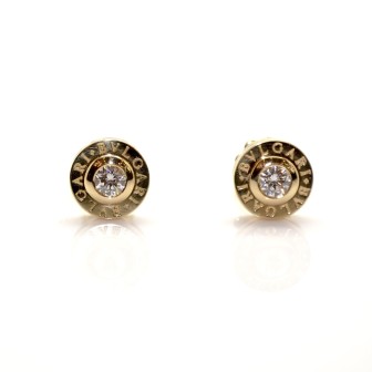 Antique jewelry - BULGARI - Diamond Earrings