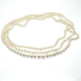 Antique jewelry - Pearl Sautoir - 160cm