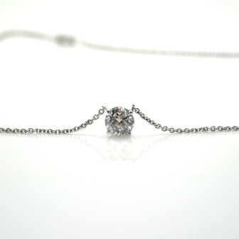 Antique jewelry - Old Cut Diamond Pendant 1,27 ct