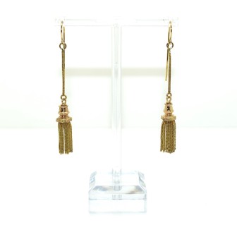 Antique jewelry - Pompon earrings