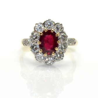 Recent jewelry - Pompadour Ruby Ring