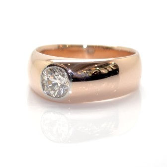 Engagement rings - Antique Gold and Diamond Ring