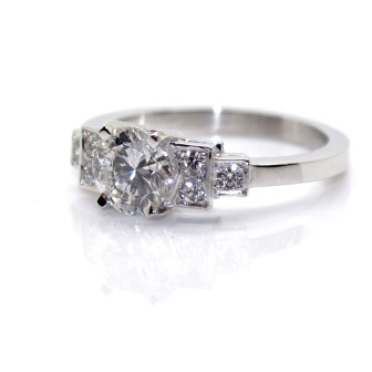 Jewelry creations - 1,01 ct Solitaire Diamond Ring 