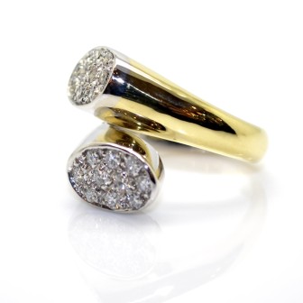 Recent jewelry - Vintage Toi et Moi Diamond Ring