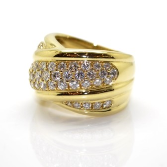 Antique jewelry - Diamond Band Ring