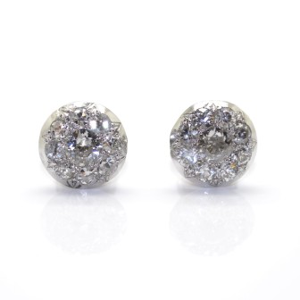 Recent jewelry - Art Deco Diamond Earrings