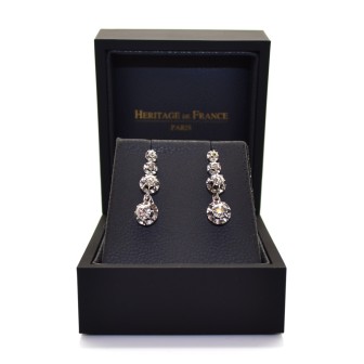 Recent jewelry - Dormeuses Diamond Earrings