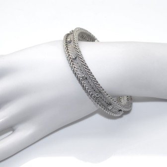 Recent jewelry - Georges Lenfant - Gold and Diamond Bracelet