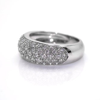 Antique jewelry - Diamond Pave Ring
