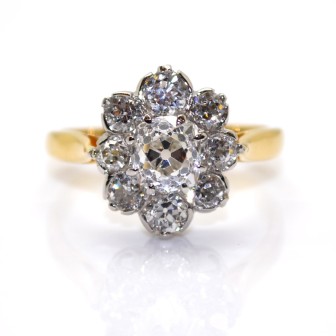 Jewelry creations - Pompadour Diamond Ring 