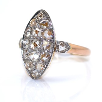 Antique jewelry - Marquise Diamond Ring 