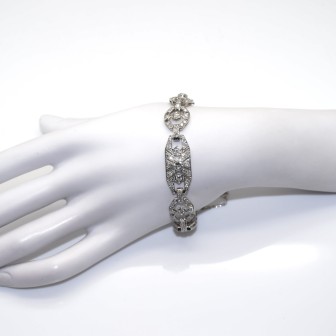 Recent jewelry - Diamond Art Deco Bracelet