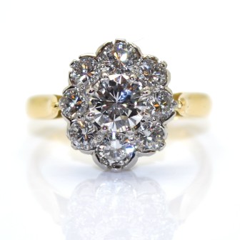 Recent jewelry - Pompadour Diamond Ring 