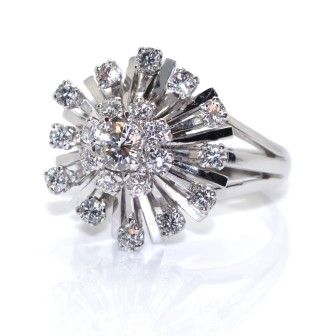Engagement rings - Diamond Daisy Ring