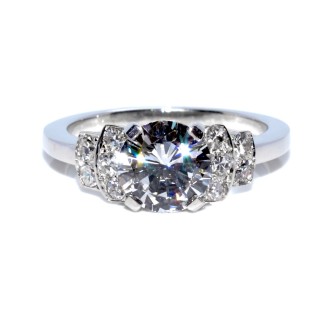 Recent jewelry - 1,28 ct Solitaire Diamond Ring