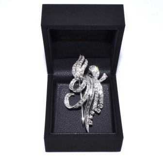 Antique jewelry - Vintage Diamond Brooch