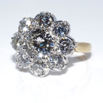 Engagement rings - Pompadour Diamond Ring 