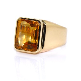 Antique jewelry - Vintage Citrine Ring 