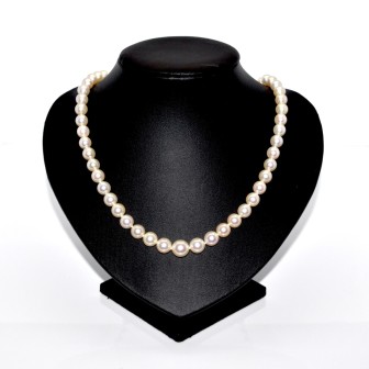 Antique jewelry - Pearl and Diamond Necklace