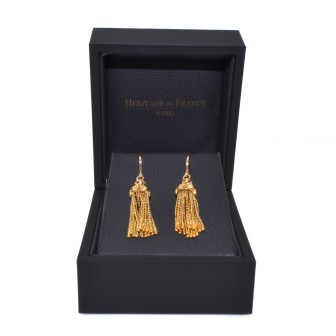 Antique jewelry - Pompon earrings