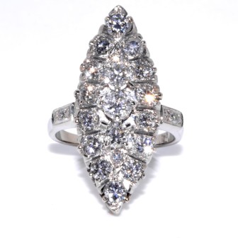 Engagement rings - Diamonds Marquise Ring