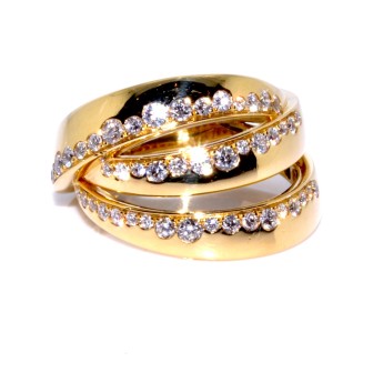 Recent jewelry - Vintage 3 Band Diamond Ring
