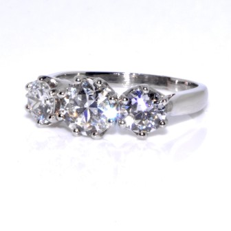 Jewelry creations - Diamond Trilogy Ring 