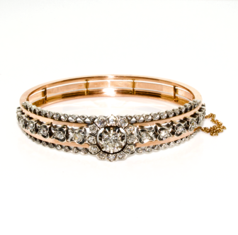 Antique jewelry - Napoléon III Cuff Bracelet