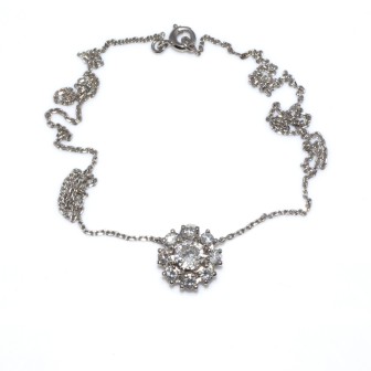 Antique jewelry - Daisy Diamond Pendant 