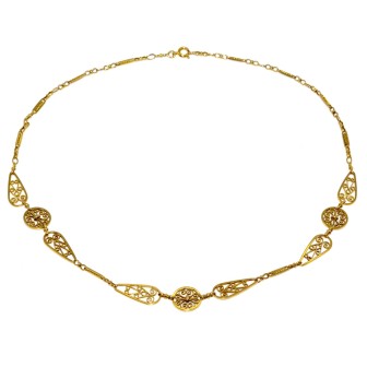 Antique jewelry - Antique Gold Necklace