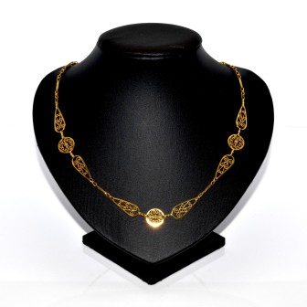 Antique jewelry - Antique Gold Necklace