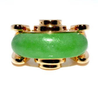 Antique jewelry - Jade Tank Ring