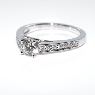 Recent jewelry - Solitaire Diamond Ring