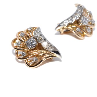 Antique jewelry - Clip on Earrings