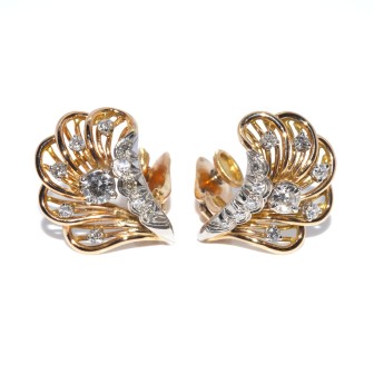 Antique jewelry - Clip on Earrings