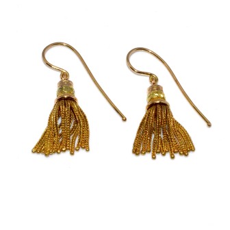 Antique jewelry - Pompon earrings