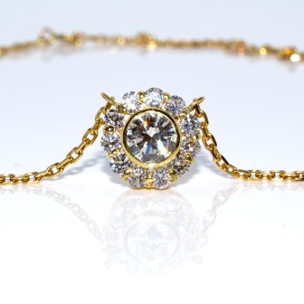 Antique jewelry - Daisy Diamond Pendant