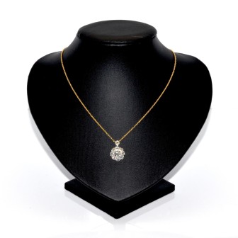 Antique jewelry - Daisy Diamond Pendant 