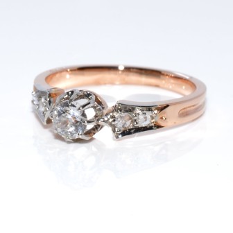 Antique jewelry - Antique Solitaire Diamond Ring