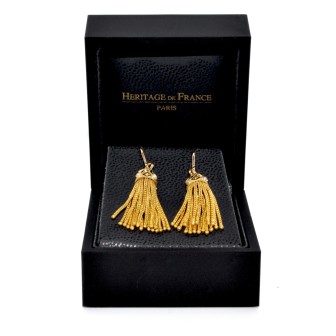 Antique jewelry - Pompon earrings