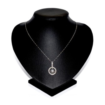 Antique jewelry - Art Deco Diamond Pendant 