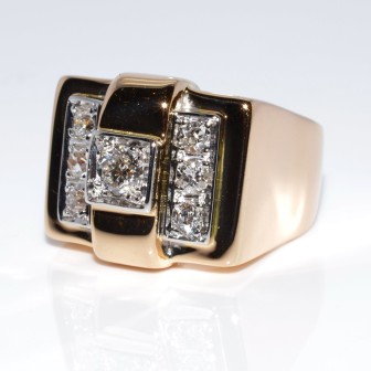 Antique jewelry - Tank Ring