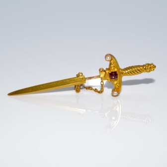 Antique jewelry - Antique Sword Brooch