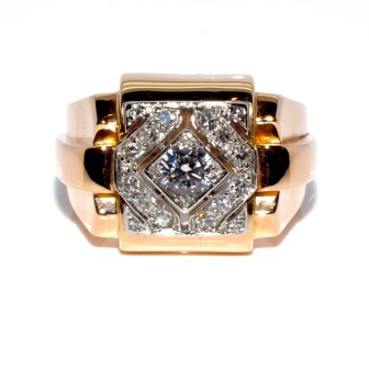 Antique jewelry - Tank Ring