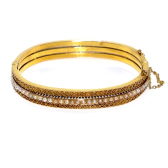 Antique jewelry - Napoléon III Cuff Bracelet