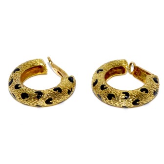Antique jewelry - Fred - Gold Earrings